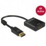 DeLOCK 62607 cavo e adattatore video 0,2 m DisplayPort 1.2 HDMI Nero (62607)