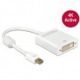 DeLOCK 62604 cavo e adattatore video 0,2 m mini Displayport 1.2 DVI-I 24+5 Bianco (62604)