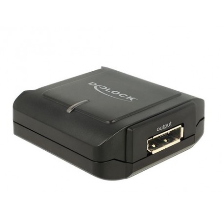DeLOCK 11464 adattatore per inversione del genere dei cavi Displayport 20 pin, DC 5V Displayport 20 pin Nero (11464)