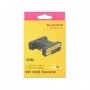 DeLOCK 63313 adattatore per inversione del genere dei cavi 1 x DVI 24+1 1 x DVI 24+5 Nero (63313)