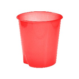 Fellowes E020TR cestino per rifiuti Rotondo Polipropilene (PP) Rosso (E020TR)