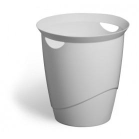 Durable 776010 cestino per rifiuti Rotondo Plastica Grigio (7760-10)
