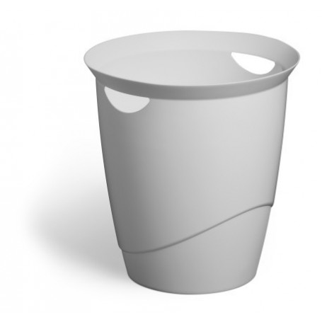 Durable 776010 cestino per rifiuti Rotondo Plastica Grigio (7760-10)