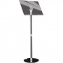 Tecnostyl Acrylic lectern-style porta documenti Acrilico, Metallo Cromo, Trasparente (MB030)