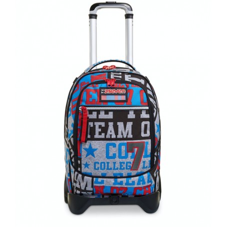 Seven Jack-2WD Trolley Guscio morbido Multicolore 34 L Poliestere (201002167425)