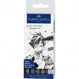 Faber-Castell 167124 penna calligrafica Nero 6 pz (167124)