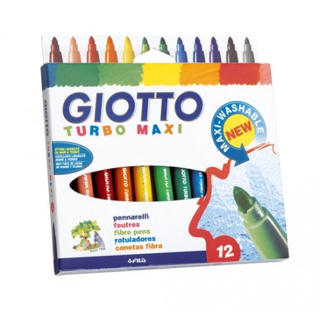 Giotto Turbo Maxi marcatore Rosso 12 pz (456011)
