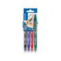 Pilot FriXion Ball Nero, Blu, Verde, Rosso 4 pz (006821)