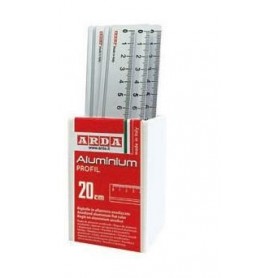 ARDA 17920BAR set di righelli 15 pz Alluminio (17920BAR)