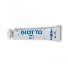 Giotto 355001 colore a tempera 21 ml Tubo Bianco (355001A)