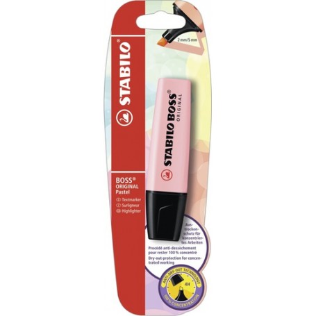 STABILO B-49280-10 evidenziatore 1 pz Punta smussata Rosa (B-49280-10)