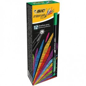BIC fineliner Intensity marcatore Fine Verde 12 pz (942068)