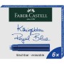 Faber-Castell 185506 ricaricatore di penna Blu 6 pz (185506)