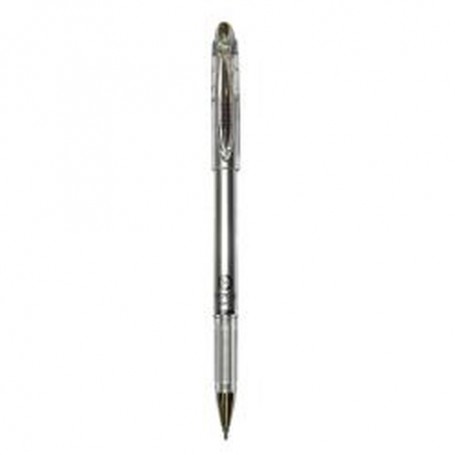 Pentel Slicci Metallic Penna in gel con cappuccio Argento 1 pz (BG208ZX)