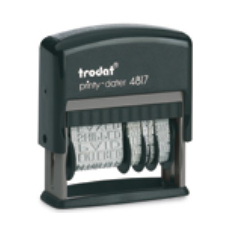Trodat 4817 Autoinchiostrante Timbri con messaggio (80363)