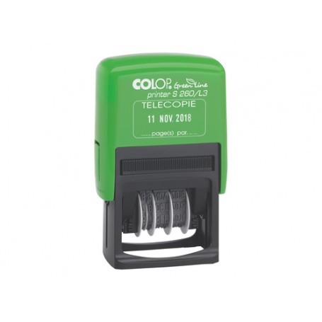 Colop Printer S 260/L3 Green Line Tradizionale Timbro data Plastica (S260L3GL)