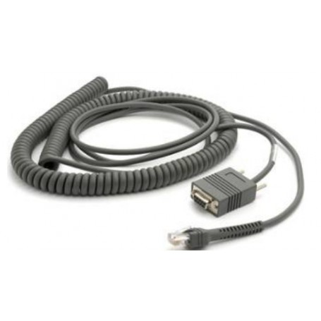 Zebra CBA-R06-C20PBR cavo seriale Nero 6 m RJ-45 DB9 (CBA-R06-C20PBR)