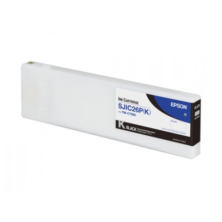 Epson SJIC26P(K): Ink cartridge for ColorWorks C7500 (Black) (C33S020618)