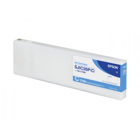 Epson SJIC26P(C): Ink cartridge for ColorWorks C7500 (Cyan) (C33S020619)