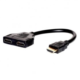 LINK ADATTATORE HDMI MASCHIO A 2 X HDMI FEMMINA CM 20 (LKADAT01)
