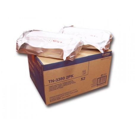 Brother TN-3380 Twin cartuccia toner 2 pz Originale Nero (TN-3380TWIN)