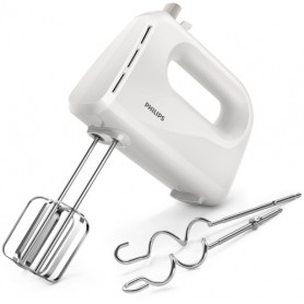 Philips Daily Collection Sbattitore elettrico da 300 W con fruste e ganci impastatori HR3705/00 (HR3705/00)