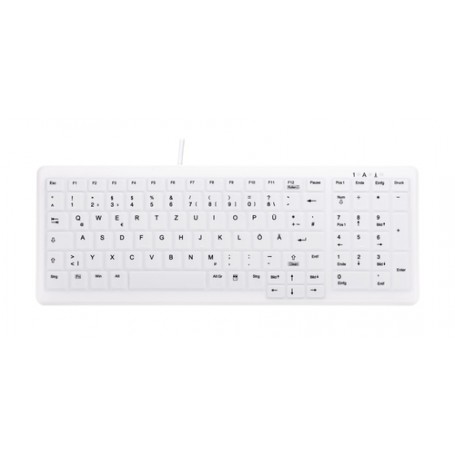 CHERRY AK-C7000 tastiera USB QWERTZ Tedesco Bianco (AK-C7000F-UVS-W/GE)