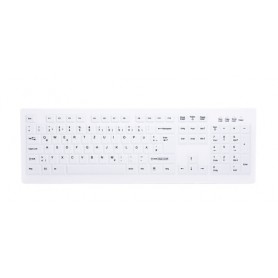 CHERRY AK-C8100F-FU1-W/GE tastiera RF Wireless QWERTZ Tedesco Bianco (AK-C8100F-FU1-W/GE)