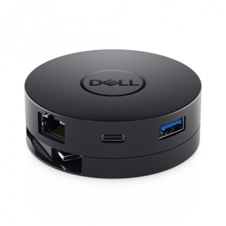 DELL DA300 Cablato USB 3.2 Gen 2 (3.1 Gen 2) Type-C Nero (470-ACWN)