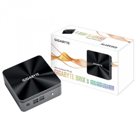 Gigabyte GB-BRI3H-10110 barebone per PC/stazione di lavoro Nero BGA 1528 i3-10110U 2,1 GHz (GB-BRI3H-10110)