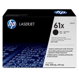HP 61X High Yield Black Original LaserJet Toner Cartridge with Smart Printing Technology cartuccia toner 1 pz Originale (C8061X)