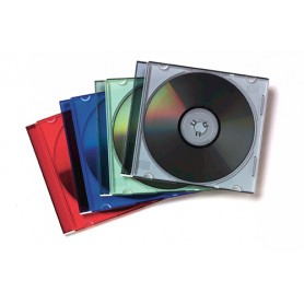 Fellowes 98317 custodia CD/DVD Custodia Jewel 1 dischi Multicolore (98317)