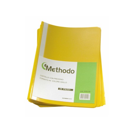 Methodo X202109 cartella Polipropilene (PP) Giallo A4 (X202109)
