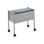 Durable Economy Suspension File Trolley 80 A4 portariviste 1 ripiani Argento (3095-23)