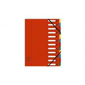 Exacompta 55125E cartella Multicolore, Rosso A4 (55125E)