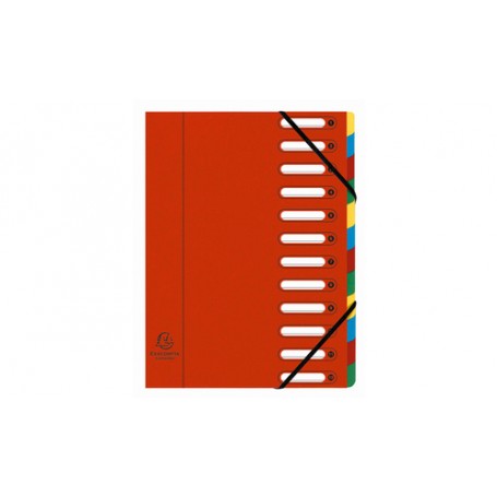 Exacompta 55125E cartella Multicolore, Rosso A4 (55125E)