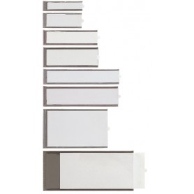 SEI Rota Ies cartellina e accessori A4 Trasparente, Bianco 500 pz (320104)