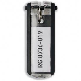 Durable KEY CLIP Nero 6 pz (1957-01)