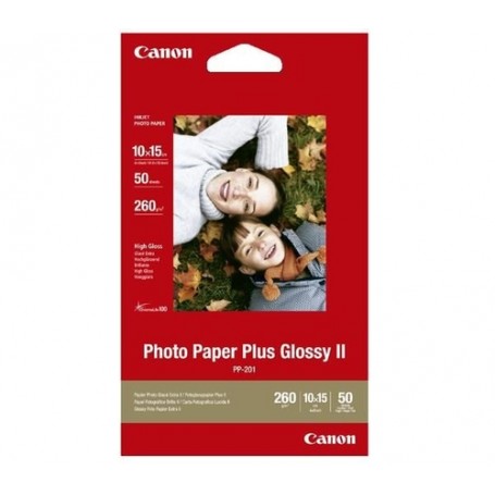 Canon PP-201 carta fotografica Rosso Molto lucida (2311B003)