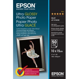 Epson Ultra Glossy Photo Paper - 10x15cm - 50 Fogli (C13S041943)