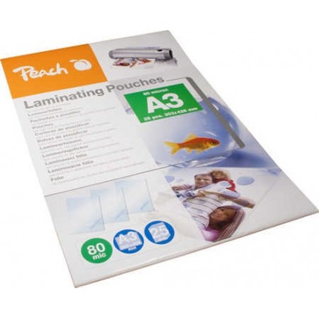 Peach 510418 pellicola per plastificatrice 25 pz (510418)