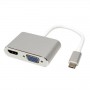 ADATT.TYPE C-HDMI/VGA M/F (NX080200132)