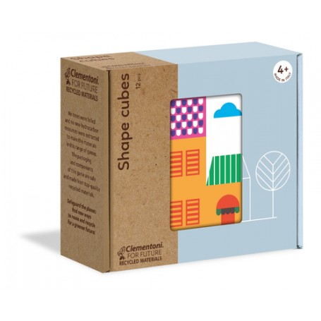 Clementoni Shape Cubes Puzzle con formine 12 pz (16227C)