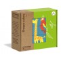 Clementoni Shape Cubes: Animals Puzzle a blocchi 6 pz (16228C)