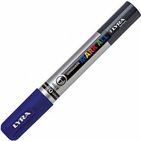 Lyra Graduate Mark All marcatore permanente Tipo di punta Blu 6 pz (L6820050)
