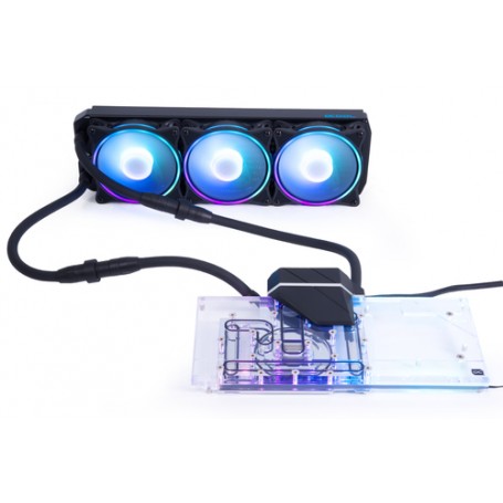 Alphacool Eiswolf 2 AIO Scheda grafica All-in-one liquid cooler 12 cm Nero, Trasparente (14414)