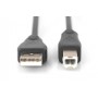 Digitus 3m USB 2.0 cavo USB USB A USB B Nero (AK-300105-030-S)