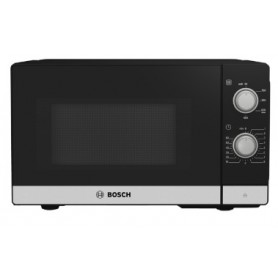 Bosch Serie 2 FFL020MS2 forno a microonde Superficie piana Solo microonde 20 L 800 W Nero, Acciaio inossidabile (FFL020MS2)