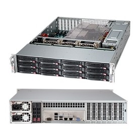 Supermicro CSE-826BAC12-R1K23LPB computer case Supporto Nero 1200 W (CSE-826BAC12-R1K23LPB)