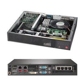 Supermicro SYS-E300-9C sistema barebone per server Q370 LGA 1151 (Presa H4) Nero (SYS-E300-9C)